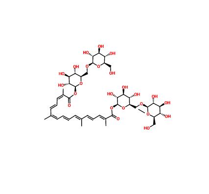 西红花苷I|42553-65-1 Crocin I