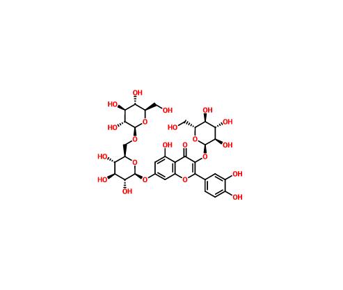 槲皮素-3-O-β-D-葡萄糖-7-O-β-D-龙胆双糖苷|60778-02-1