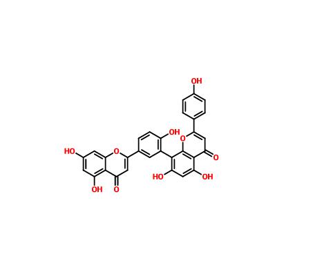 穗花杉双黄酮|1617-53-4 Amentoflavone