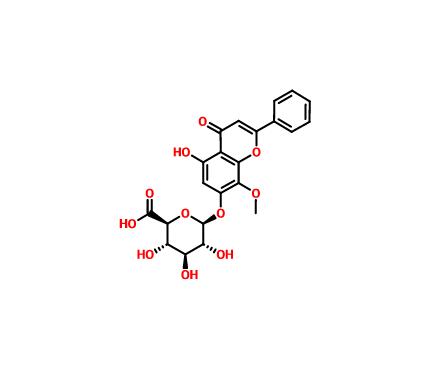 汉黄芩苷|51059-44-0 Wogonoside