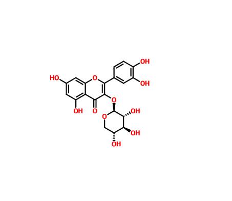 槲皮素-3-O-β-D-木糖甙|549-32-6