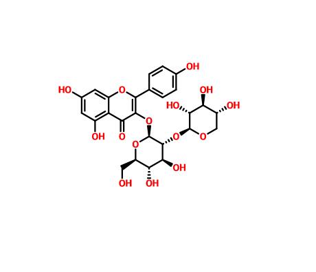 山柰酚-3-0-桑布双糖苷|27661-51-4