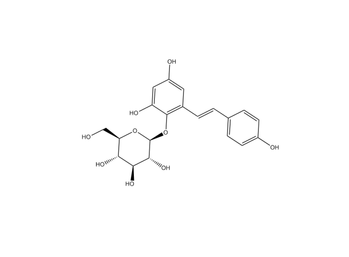 2,3,5,4-四羟基二苯乙烯葡萄糖苷分析对照品|82373-94-2