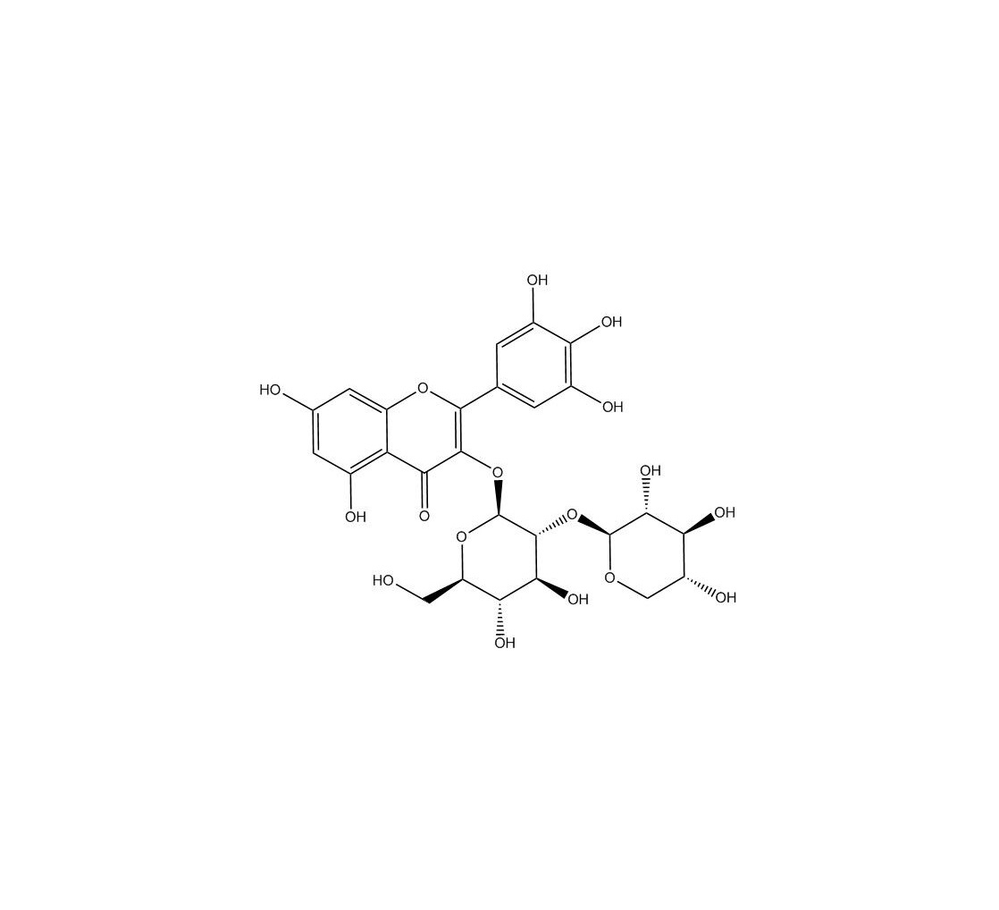 杨梅素-3-O-β-D-木糖（1-2）-β-D-葡萄糖苷|142449-93-2
