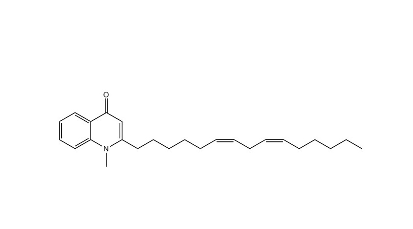 1-甲基-2-［(6Z，9Z)-6，9-十五二烯基］-4(1H)-喹诺酮|120693-52-9
